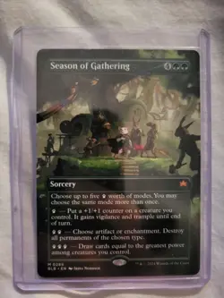 Magic: The Gathering- Mtg- Seasons of Gathering - BLB Borderless M.RARE - N.Mint - Image 3
