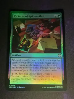 MTG * Pictures of Spider-Man (Foil) Spider-Man * 1X * NM - Image 1