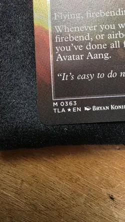 Avatar Aang TLA 363 Raised Foil MTG Avatar The Last Airbender - Image 4