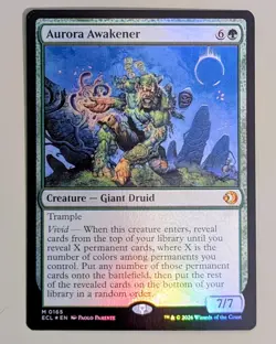 Aurora Awakener - Lorwyn Eclipsed #165 Mythic Rare - Mint, Pack Fresh - MtG - Image 1