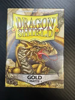 Dragon Shields Matte Sleeves - Gold (100ct) - Image 1