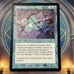 MTG Cephalid Constable Judgment 35/143 Regular Rare LP/NM - Image 1