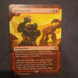 Wizards of the Coast Repercussion Wilds of Eldraine Mythic Red Enchantment #48 - Image 1