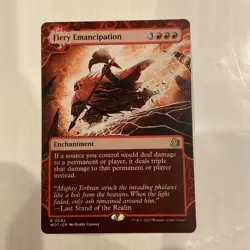 Fiery Emancipation Wilds of Eldraine: Enchanting Tales Regular - Image 1