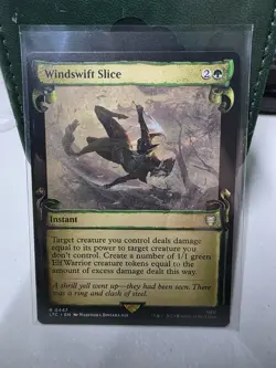 Windswift Slice Showcase Scrolls Foil 447 Commander LoTR MTG NM See Video - Image 1