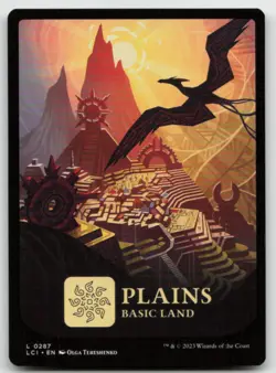 MTG Plains (0287) L The Lost Caverns of Ixalan 287 LP - Image 1