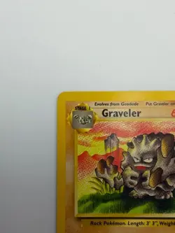 #37/62 Graveler Normal Uncommon - Pokemon TCG Fossil - Vintage - LP (See Photos) - Image 3