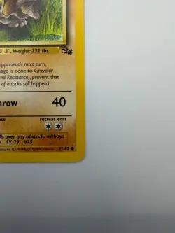 #37/62 Graveler Normal Uncommon - Pokemon TCG Fossil - Vintage - LP (See Photos) - Image 5