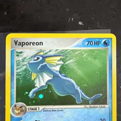 MP Pokemon Vaporeon 006/017 POP Series 3 Holo Rare 2006 Masakazu Fukuda - Image 5