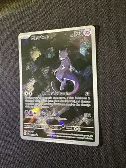 Mewtwo - SVP052 151 UPC Promo Illustration Rare Pokemon - NM - Image 3