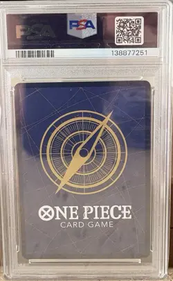 One Piece Shanks Silver SP OP13 PSA 10 English - Image 2