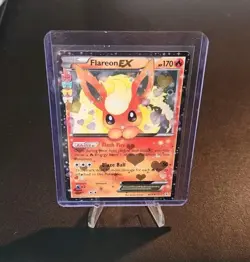 Pokemon TCG Flareon EX Holo Rare Card RC6/RC32 Generations Radiant Collection - Image 1