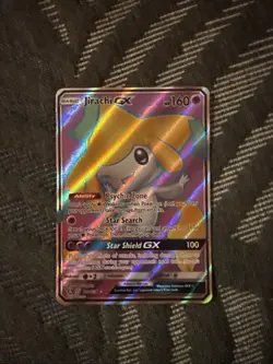 Pokemon Jirachi GX Full Art TCG Unified Minds Promo Card 79a/236 Holo - Image 1