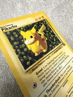 Pokemon Pikachu Card #1 Black Star Rare Promo WOTC Vintage - NM - Image 2