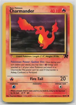 Pokemon Card Charmander Common Team Rocket 50/82 - Image 1