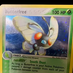 Butterfree 2/112 EX FireRed LeafGreen HOLO RARE Pokemon Card 2004 English LP-NM - Image 5