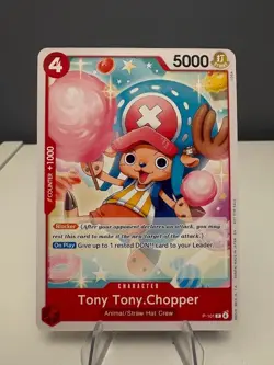 One Piece TCG - Chopper P-101 Promo Card English Near Mint - Image 1
