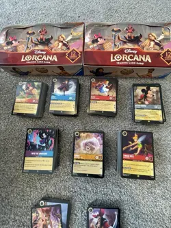 Disney Ravensburger Lorcana TCG Mixed Card Lot Booster Packs Mickey Anna Alice - Image 2