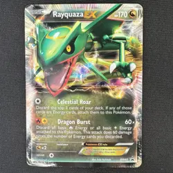 Pokemon TCG Rayquaza EX BW Promos BW47 BW Black Star Promo Holo Card - Image 1