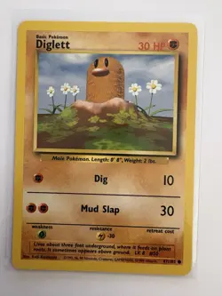 Diglett Pokemon Vintage Card Lot (5) Shadowless, E Reader, Team Rocket - Image 4