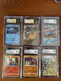 Pokemon Slabs Graded Cards Lot Of 6 - Image 1