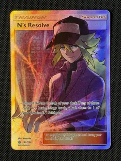 Pokemon Cards N's Resolve 232/236 Cosmic Eclipse Rare Ultra - Image 1
