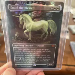 Emiel the Blessed (Borderless) Double Masters 2022 Foil - Image 1