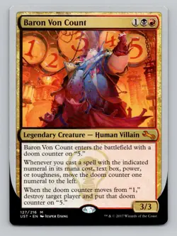Baron Von Count 127 M Unstable Magic The Gathering NM - Image 1