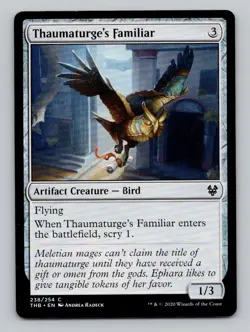 Thaumaturge's Familiar #238 Common Theros Beyond Death Magic_the_gathering - Image 1