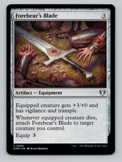 Forebear's Blade 384 U Commander Masters Magic The Gathering - Image 1