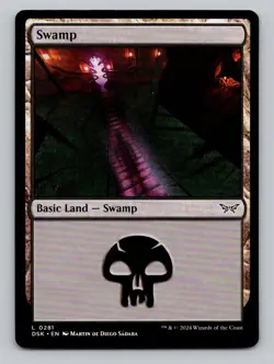 Swamp () 281 Duskmourn: House of Horror Magic The Gathering NM - Image 1