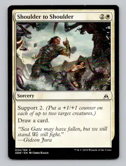 Shoulder to Shoulder 34 C Oath of the Gatewatch Magic The Gathering NM - Image 1