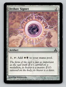 Orzhov Signet 155 C Guildpact Magic The Gathering NM - Image 1