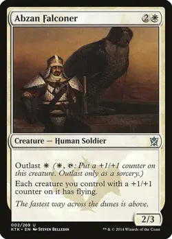 Abzan Falconer 2 U Khans of Tarkir Magic The Gathering NM - Image 1