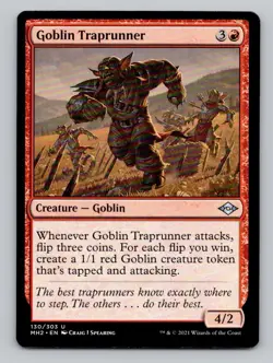 Goblin Traprunner 130 U Modern Horizons 2 Magic The Gathering NM - Image 1