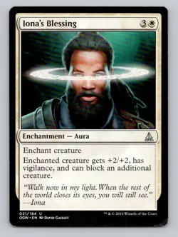 Iona's Blessing 21 U Oath of the Gatewatch Magic The Gathering NM - Image 1