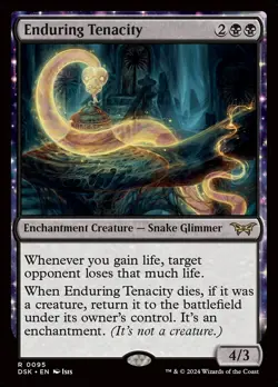 MTG Magic 1 x Enduring Tenacity #95 x 1 - DSK - [2/2] - Image 1