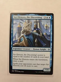 Syr Elenora, the Discerning - Throne of Eldraine - LP - Uncommon - Creature - Image 1