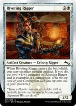 Riveting Rigger - Foil x1 - Unstable - NM-Mint, English - Unstable - Image 1
