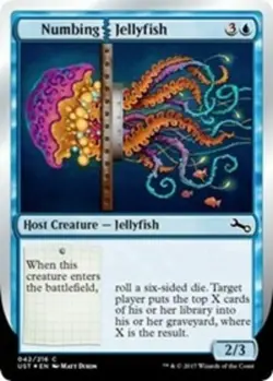 Numbing Jellyfish - Foil x1 - Unstable - NM-Mint, English - Unstable - Image 1