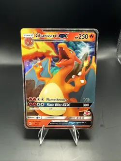 Pokemon TCG Charizard GX Holo Ultra Rare Card Hidden Fates 9/68 - Image 1
