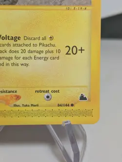 2003 Pokemon Skyridge - Pikachu 84/144 Regular - NM/M PSA 10 Worthy! - Image 5
