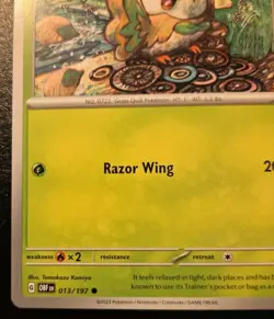 Rowlet 013/197 Common Scarlet & Violet: Obsidian Flames Pokemon TCG - Image 4