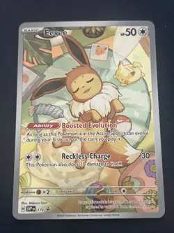 Pokemon TCG Eevee 173 Holo Promo Prismatic Evolutions ETB - Image 1