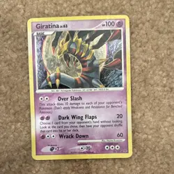 Pokemon Giratina Platinum 10/127 2009 Basic HP100 Rare Regular Dragon Attack 60 - Image 1