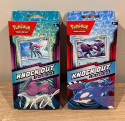 Pokemon Knockout Collection Kyogre & Suicune New 2 Box Set - Image 1