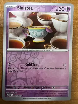 SINISTEA 097/197 OBSIDIAN FLAMES POKEMON (REVERSE HOLO, NM) - Image 1