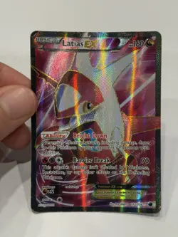 Pokemon Latias EX 112/116 Full Art Ultra Rare Holo – Plasma Freeze (2013) Played - Image 1