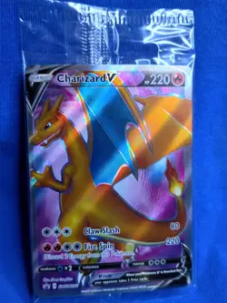 Pokemon Charizard V Promo SWSH050 sealed - Image 5