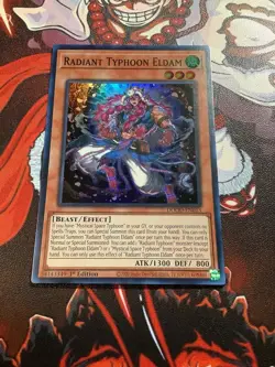 Radiant Typhoon Eldam DOOD-EN013 1st Ed. Super Rare Doom Of Dimensions Yu-Gi-Oh! - Image 1